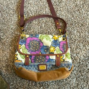 Vintage Fossil Crossbody Bag